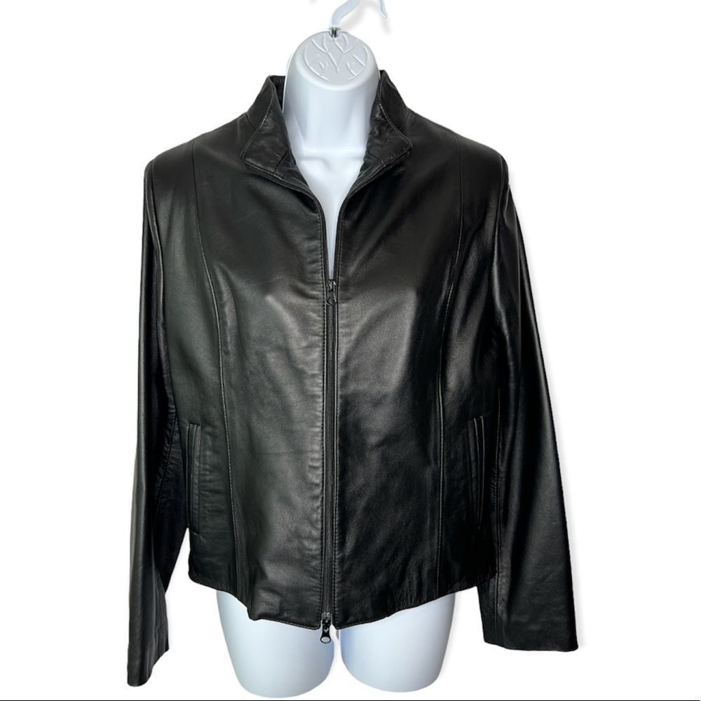 Vera Pelle Genuine Italian Leather Jacket size M